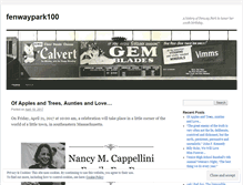 Tablet Screenshot of fenwaypark100.org